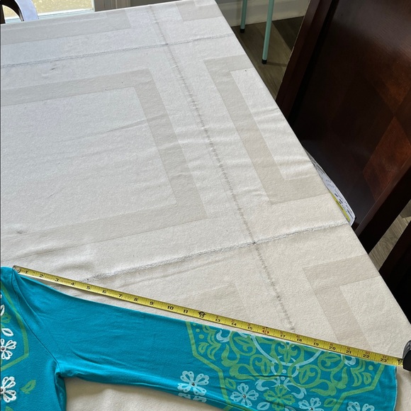 INC International Concepts Turquoise Floral Embroidered Women's Tunic - Picture 6 of 7